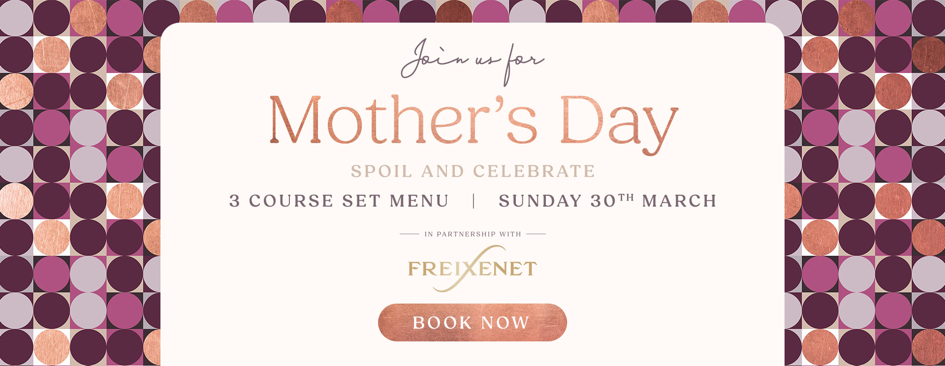 Mother’s Day menu/meal in Fleet